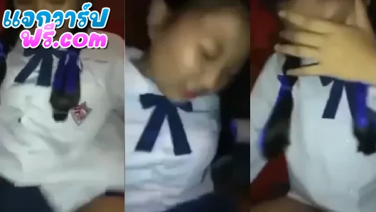 คลิปหลุดนักเรียน โรงเรียนชื่อดัง เลิกเรียนมายังไม่เปลี่ยนชุด ก็โดนแทงหีเล่นซะแล้ว บอกเขินๆอย่าถ่ายหนู โดนตกอกหีโคตรเงี่ยน เย็ดยับๆ หีนักเรียน